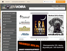 Tablet Screenshot of erakoira.fi